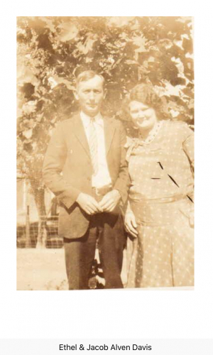 Jacob and Ethel Lee (Salters) Davis