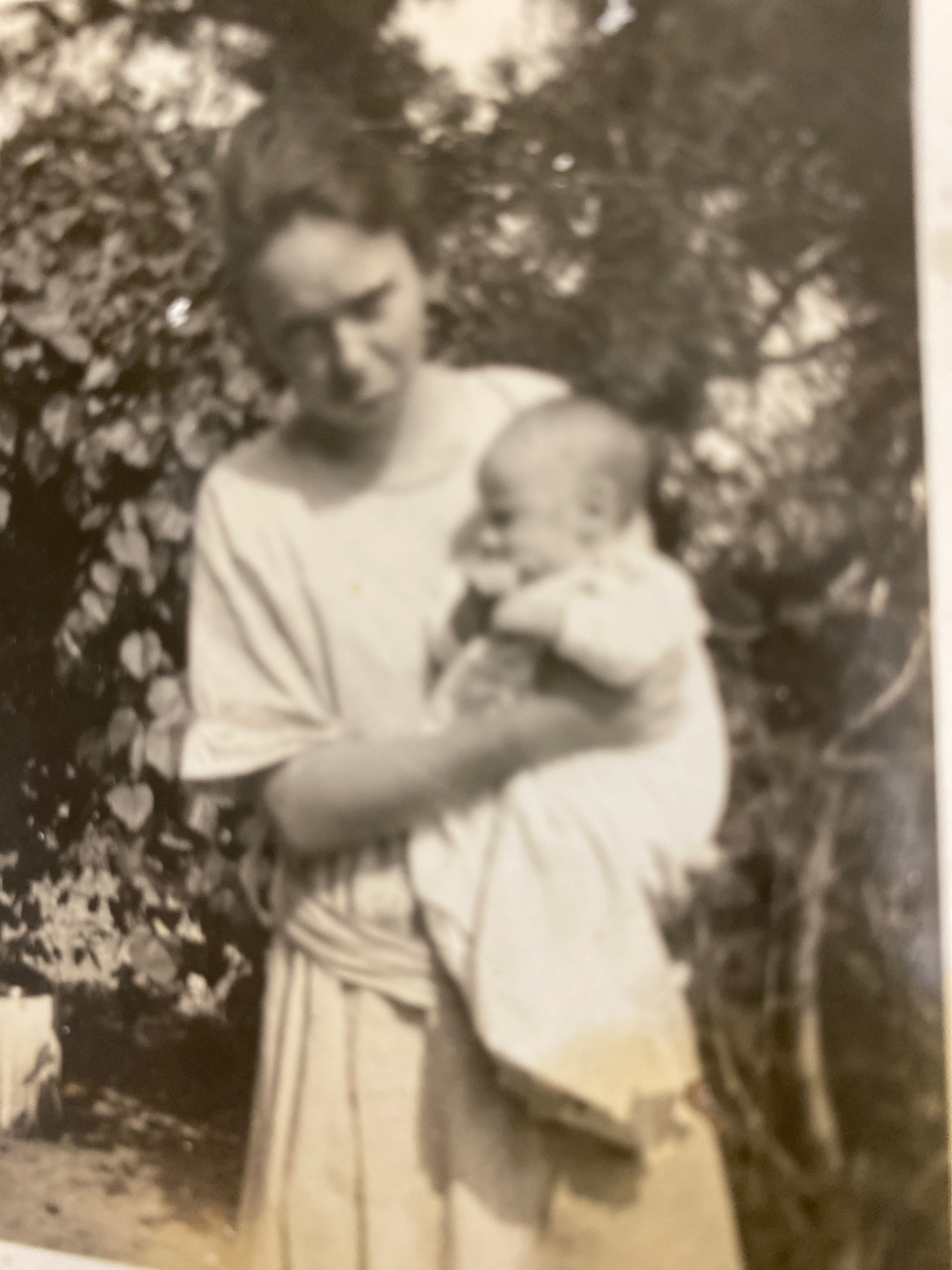 Nora Franks Wilson and son, Myloe 