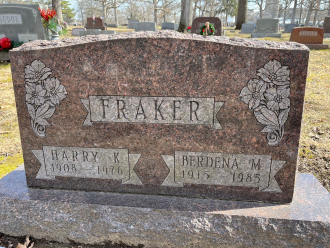Harry Kenneth Fraker Gravesite