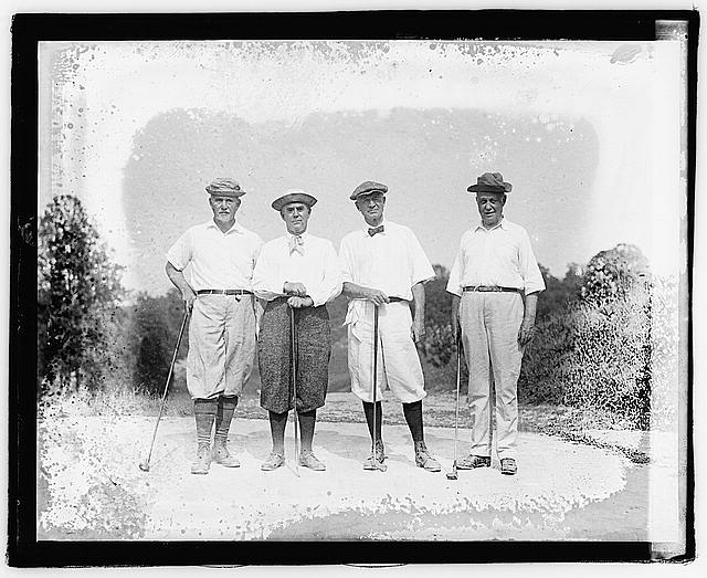 [Group of unidentified men with golf clubs], 7/24/21