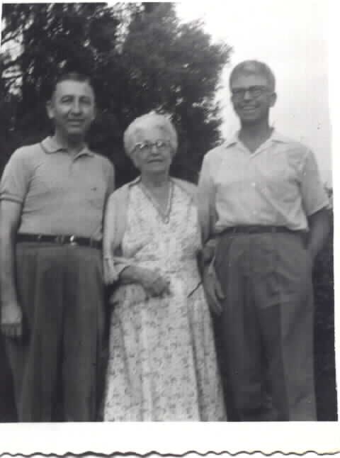 Richard, Harold, & Florence (Spring) Fink, Ohio 1960