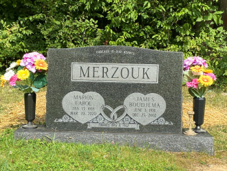 James Merzouk and wife Marion Carol Merzouk Gravesite