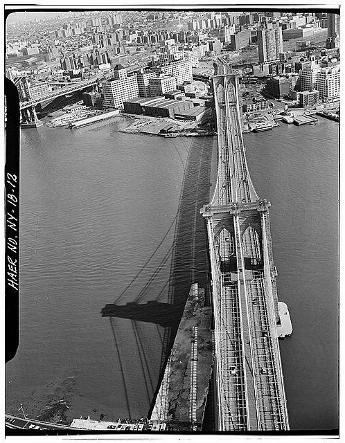12. View looking SE down length of bridge towards...