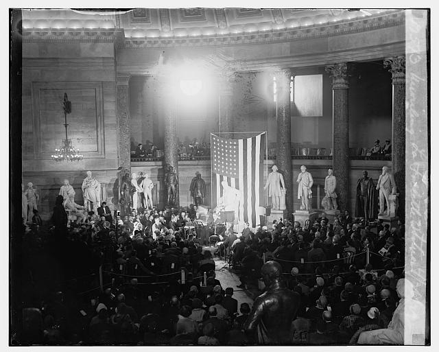 Unveiling La Follette Statue, 4/26/29
