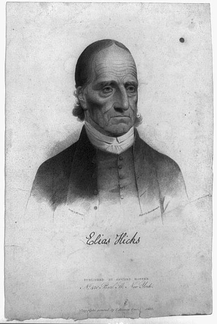 Elias Hicks / drawn by H. Inman ; engrd. by Peter Maverick.