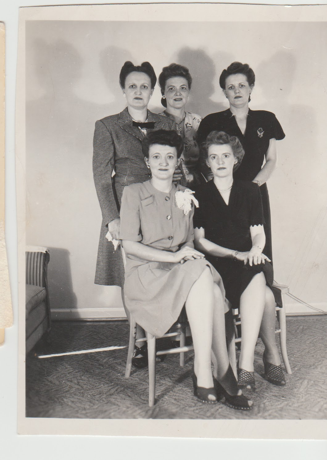 Helzer Sisters - Pauline, Bertha, Ann, Esther, and Emma