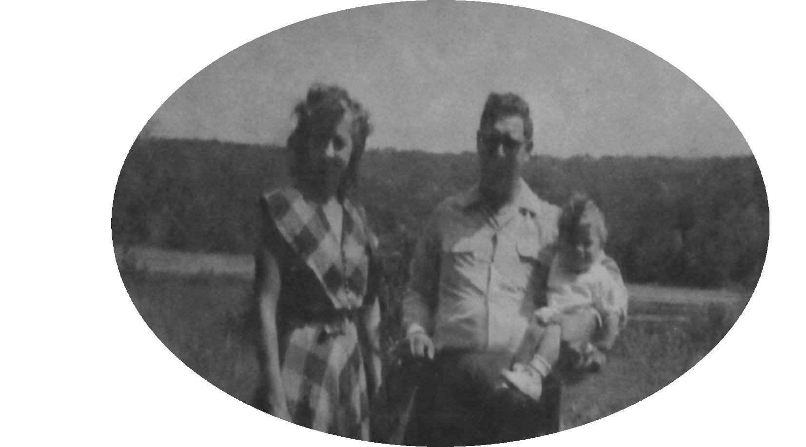 Mom, dad and me in Monroe, New York