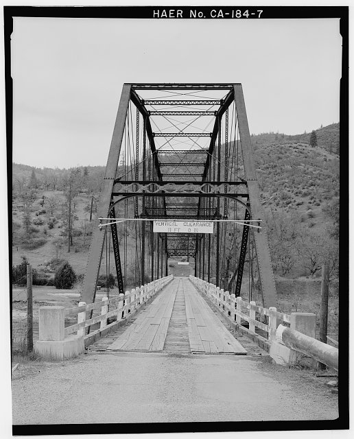 7. VIEW OF SOUTH ELEVATION, APPROACH AND ROADWAY DECK;...