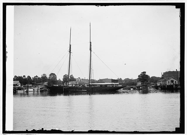 Sailing yacht of Sylvanus Stokes, Jr., 8/11/24