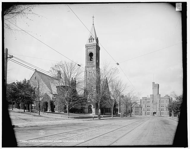 Central Church and Armory, Worcester, Mass.