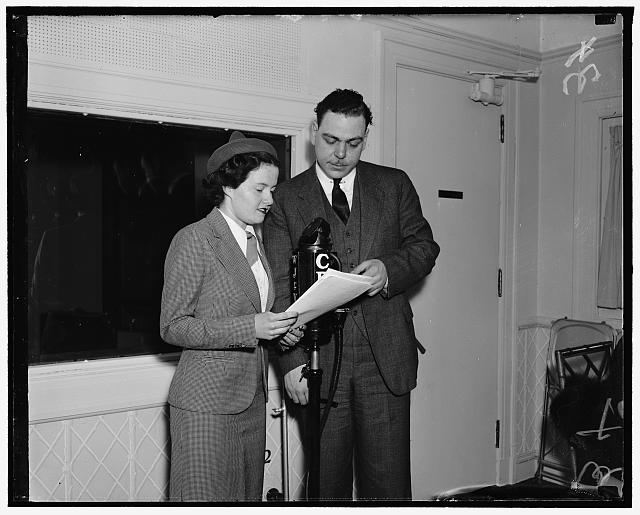 Christine Kempton & Warren Sweeney (announcer)
