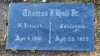 Thomas James Hall Jr.’s Memorial Marker