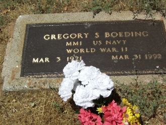 Greogry Sylvester Boeing Headstone