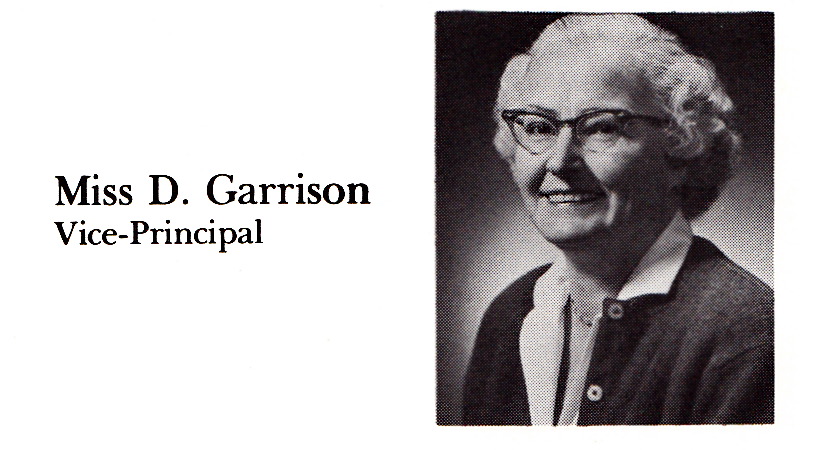Miss. D. Garrison Vice Principal