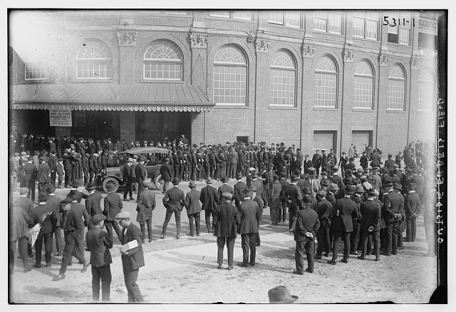 Outside Ebbets Field
