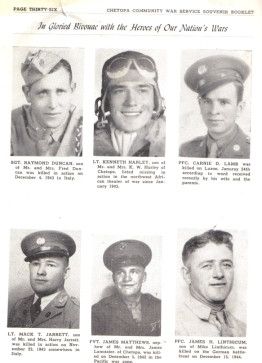 ted stafford's Servicemen Book, Kansas 1945