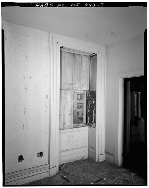 7. POCKET SHUTTER DETAIL, SECOND FLOOR, SECOND WINDOW...