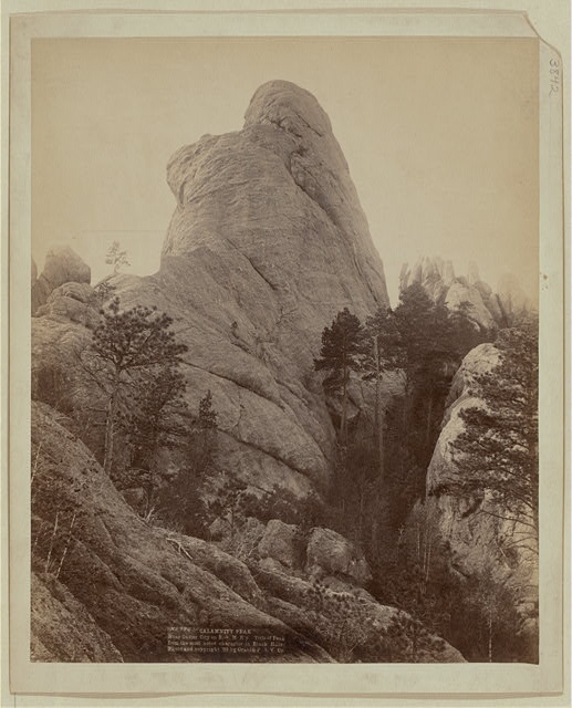 "Calamnity [i.e. Calamity] Peak." Near Custer City on B....