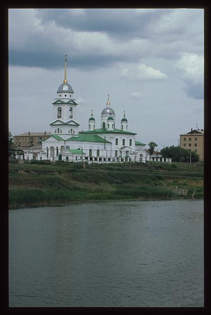 Church of the Trinity (1762), southwest view, with River...