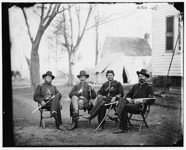 [Brandy Station, Va. Four provost marshals of the 3d Army...
