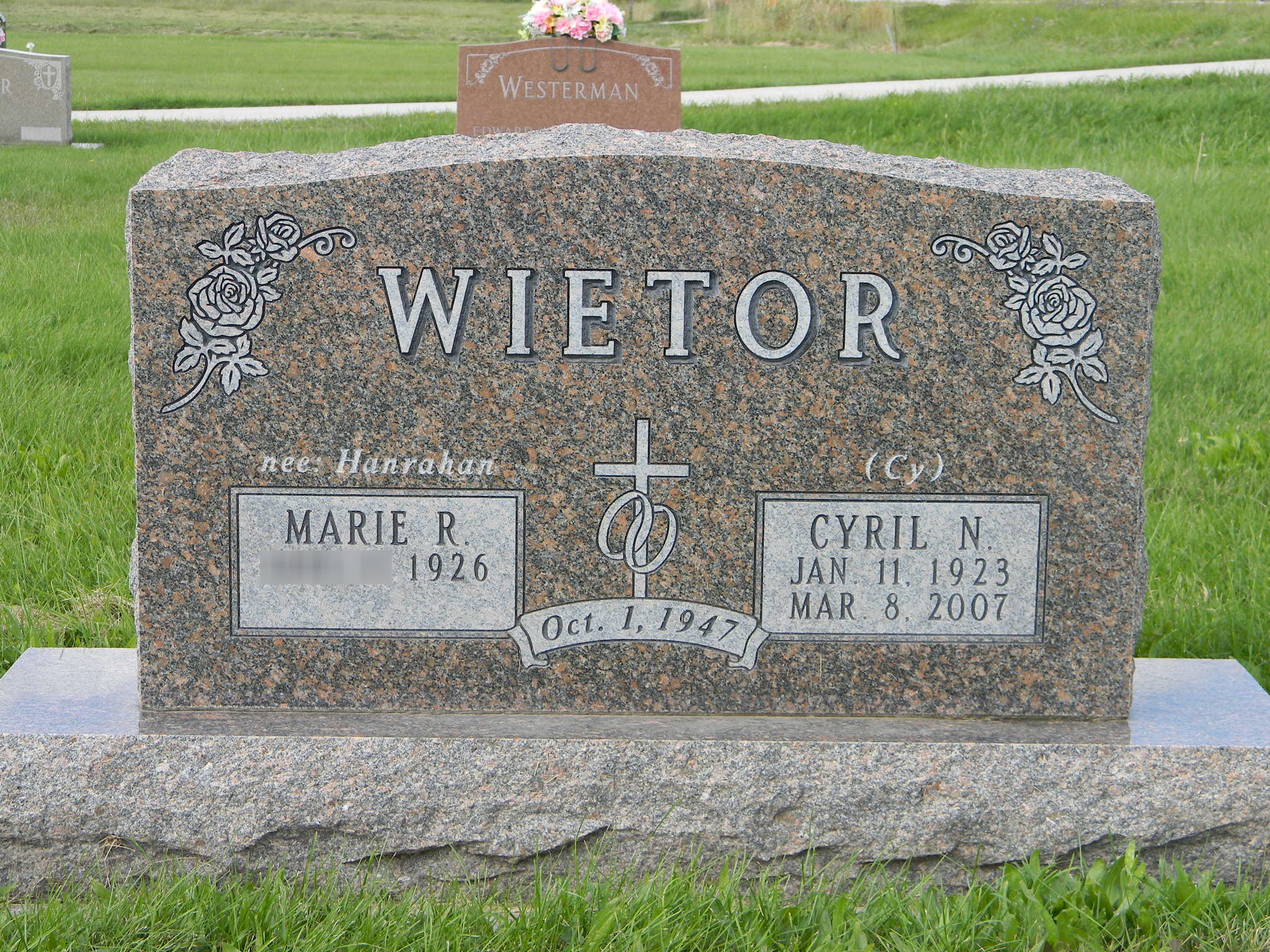 Cyril Wietor Gravesite