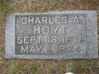 Gravesite for Charles A. Hoyt