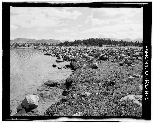 2. VIEW SHOWING UPSTREAM FACE OF DAM, WITHOUT OUTLET GATE...