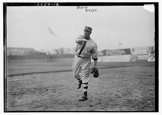 [Ross "Tex" Erwin, Brooklyn NL, at Ebbets Field (baseball)]