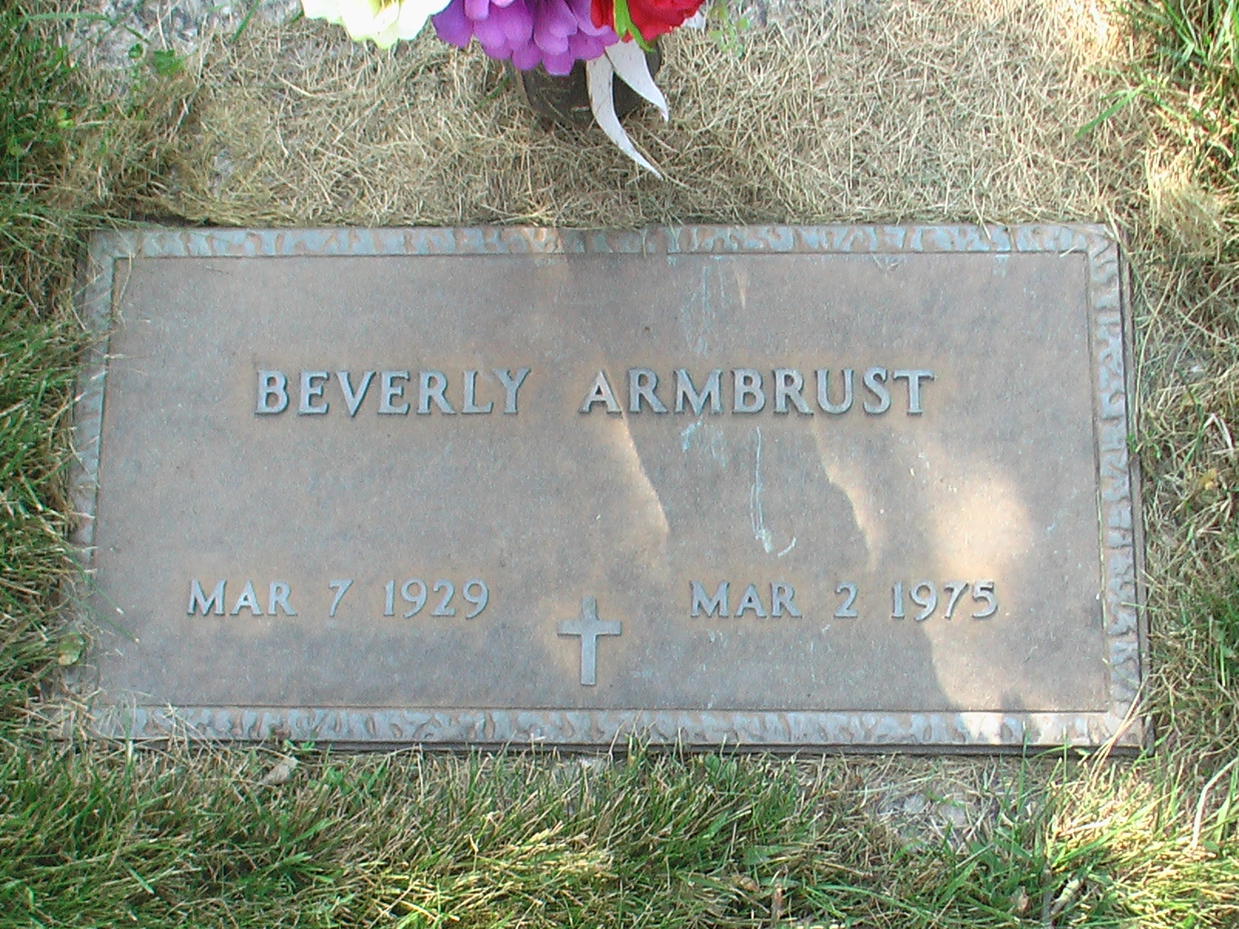 Beverly Joyce (Hetzel) Armbrust Gravesite