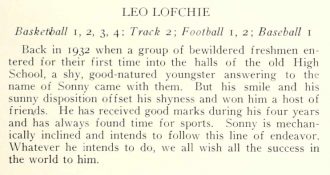Leo Lofchie- Senior Yearbook