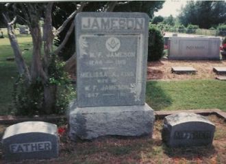 William & Melissa (King) Jameson Gravesite, Texas