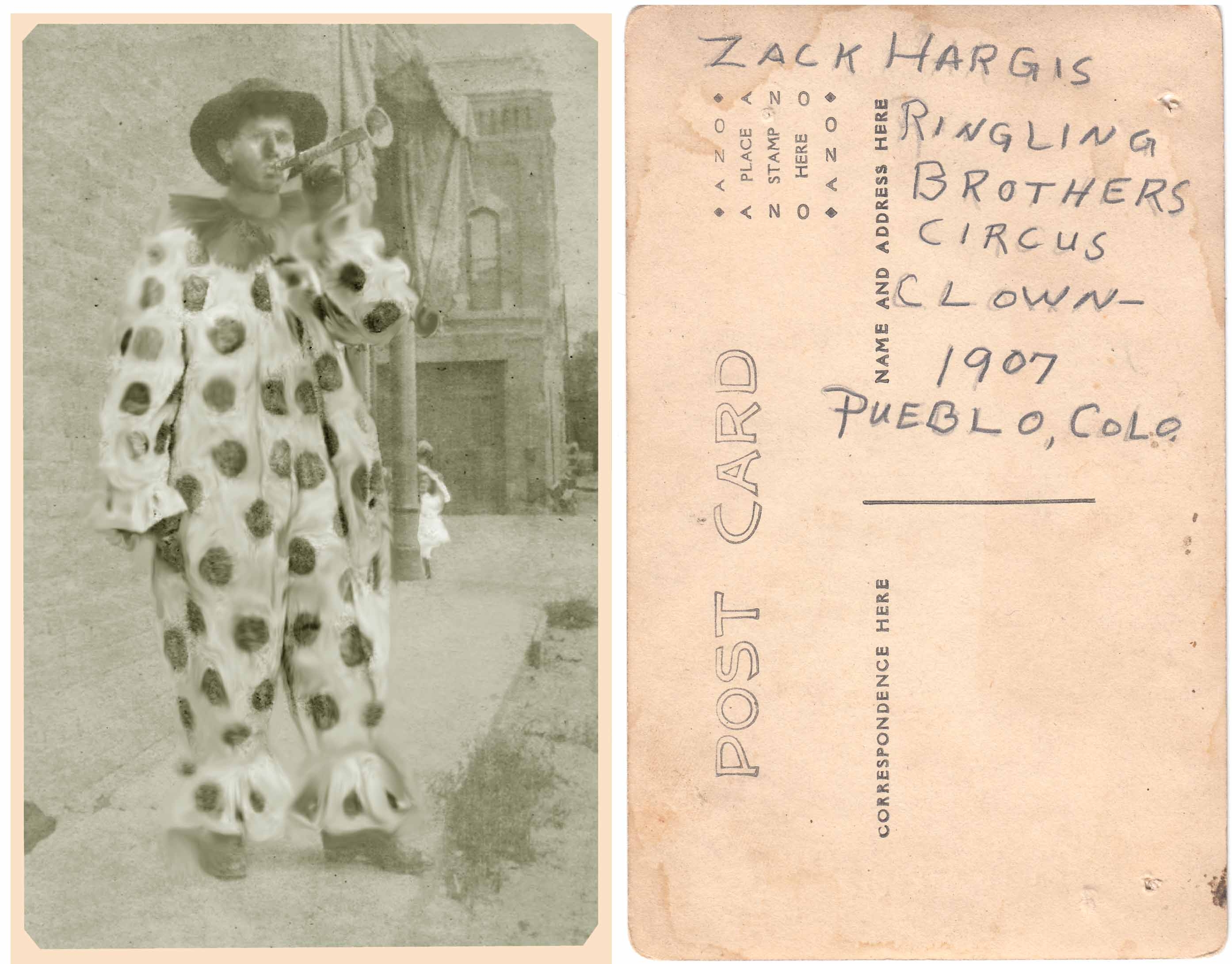 Zachariah Thomas Mackey Hargis, Clown