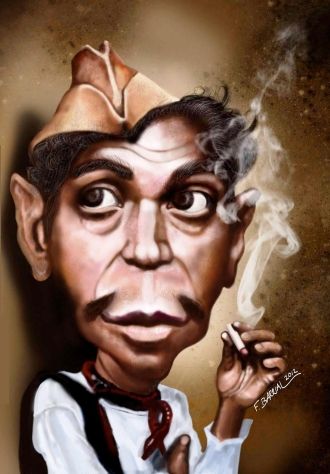 "Cantinflas" Caricature