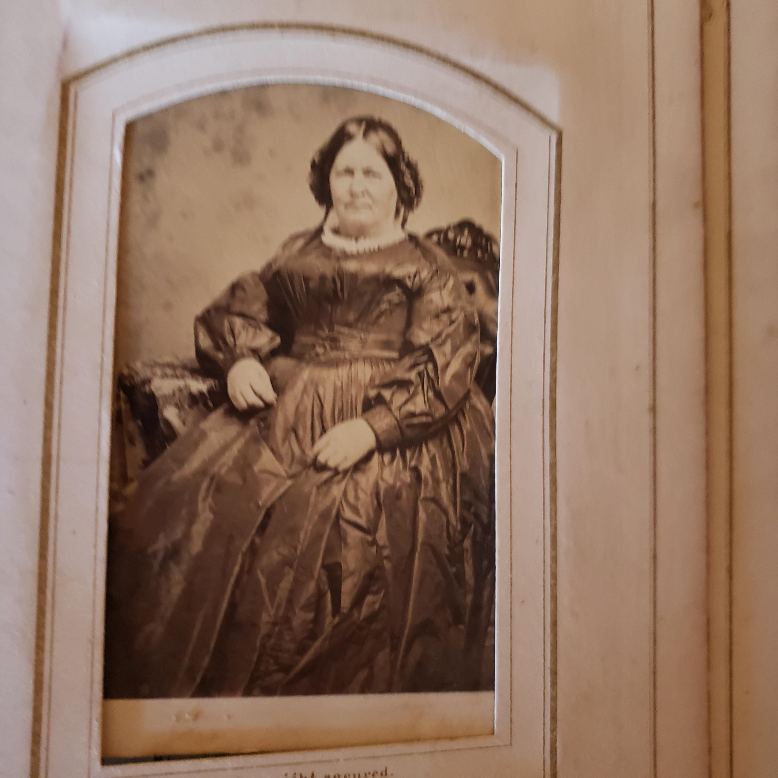unknown for sure, but possibly the wife of William S. Sneden