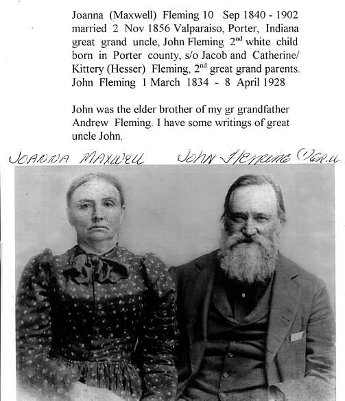 John & Joanna (Maxwell) Fleming