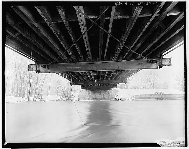 5. VIEW OF UNDERSIDE - Uintah Bridge, Spanning Weber...