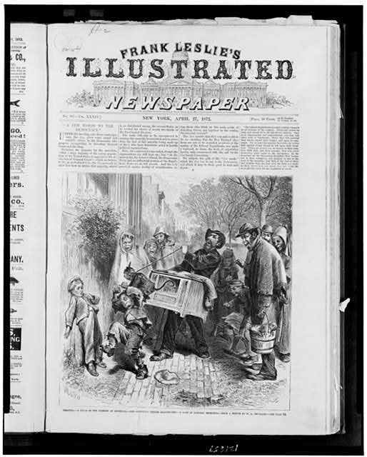 Virginia - a scene in the streets of Richmond - the...