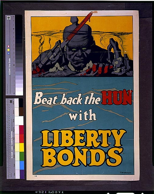 Beat back the hun with liberty bonds / F. Strothmann.