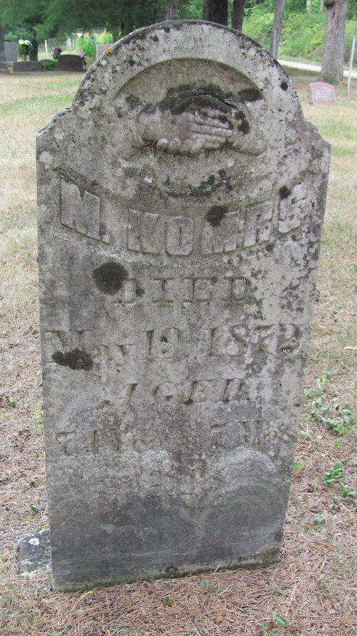 Mathias 'Matthew' Komers Grave, WI