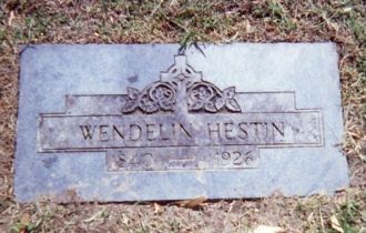 Wendelin Hestin grave