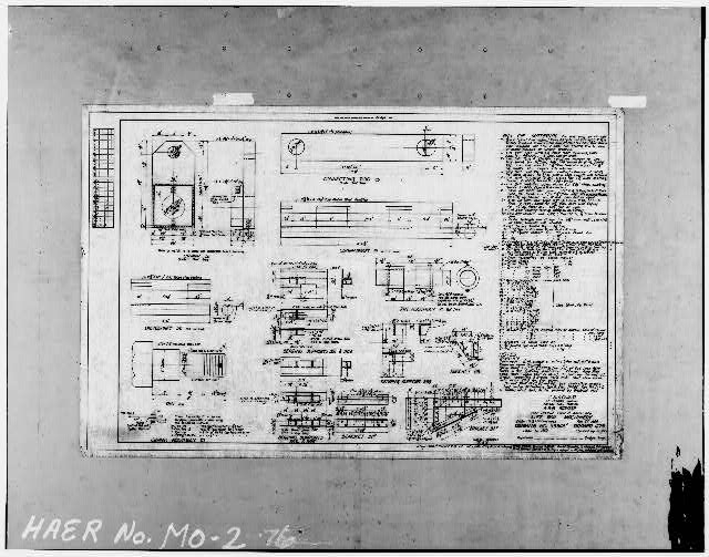 76. Photocopy of drawing (drawing 99343c) LIFT RAIL...