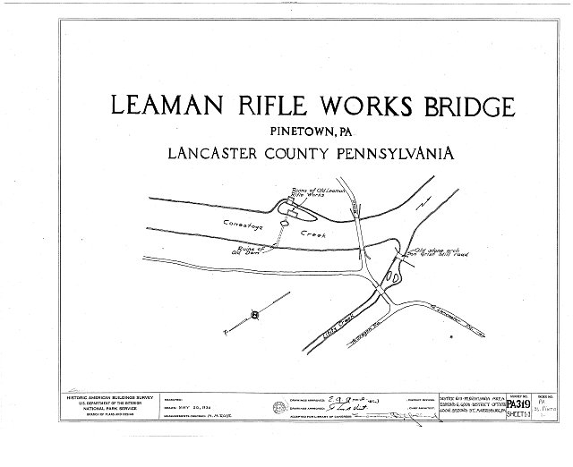 HABS PA,36-PINTO,1- (sheet 0 of 1) - Leaman Rifle Works...