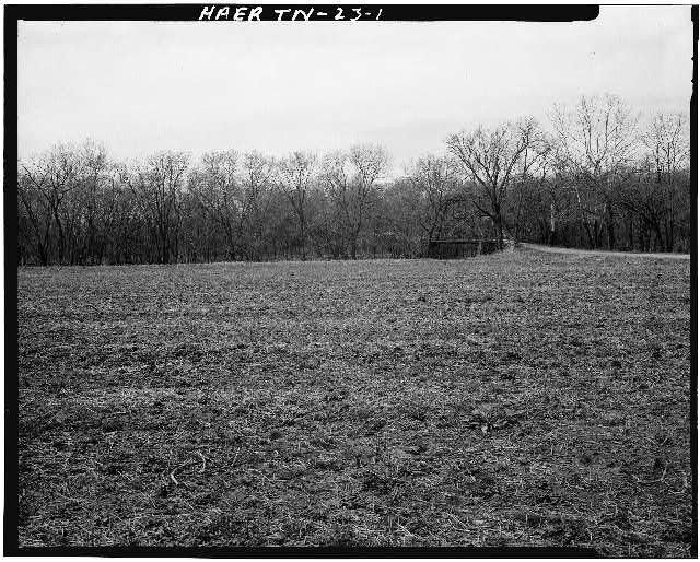 1. GENERAL VIEW OF BRIDGE, LOOKING NORTH FROM THE FIELD -...