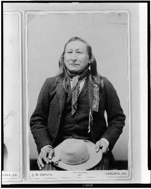 [Young Man Afraid of His Horses, half-length portrait,...