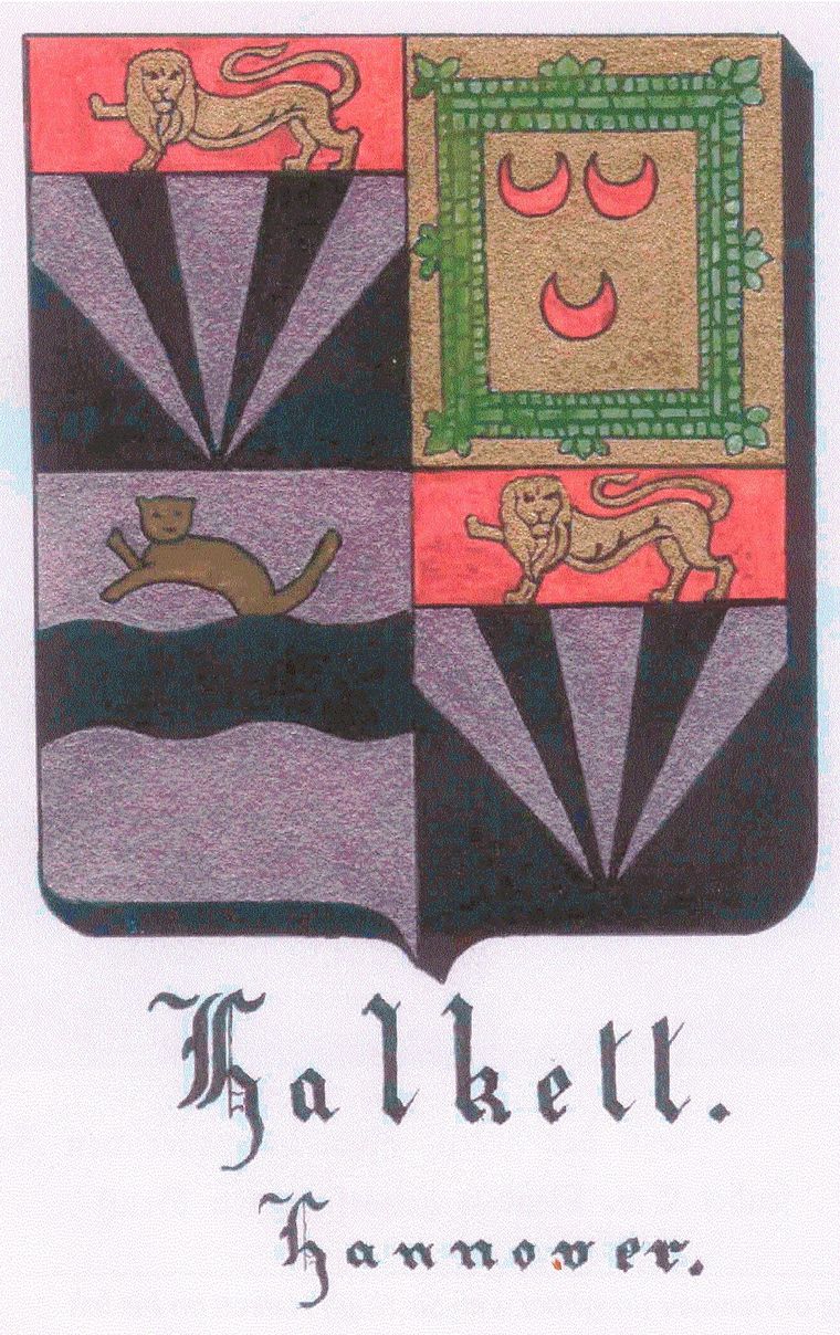 Coat of Arms and Baronship of Sir Hugh von Halkett