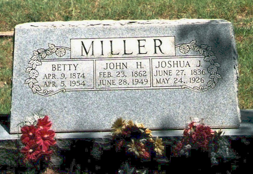Miller: Joshua J. Miller Gravesite