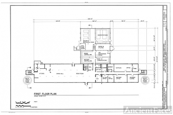 First Floor Plan - Nike Hercules Missile Battery Summit...