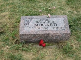Roland D. Mogard, Headstone South Dakota