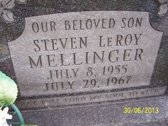 A photo of Steven LeRoy Mellinger