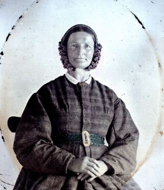 tintype of Elizabeth Smith Lovell
